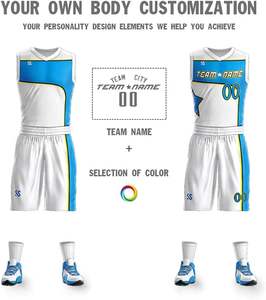 Equipo de baloncesto personalizado desgaste de la sublimación baloncesto Jersey uniforme Set - Product Image 2