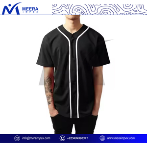 Camiseta de béisbol americana para hombre, camiseta de equipo transpirable de secado rápido con logotipo personalizado, ropa deportiva, sublimación impresa, proveedor mayorista OEM - Product Image 2