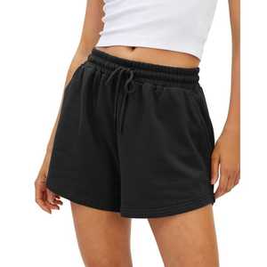 Short de sport pour femme taille haute Bermuda en nylon élastique pour Yoga Gym Running Fitness Respirant Slim Fit Design - Product Image 1