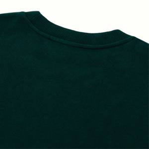 Sweat de luxe à col montant de haute qualité Sweat-shirt en coton biologique lourd Sweat-shirt à col rond surdimensionné vierge avec logo personnalisé - Product Image 5