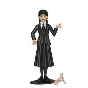 Figurine d'action personnalisable Wednesday Toony Terrors ODM, 10 cm, en plastique, uniforme militaire Nevermore, jouet de collection en boîte - Product Image 1