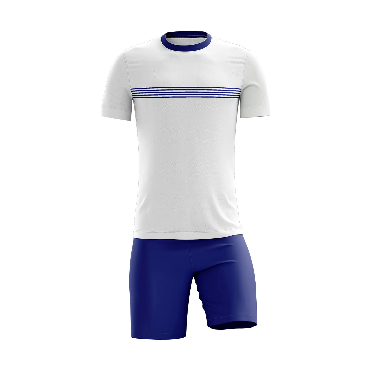 Groothandel Ontwerp Volwassen Kinderen Voetbal Full Effen Kleur Custom Logo Gedrukt Voetbal Uniform Set