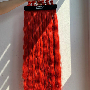Precio al por mayor Extensiones de cabello a granel Cabello crudo vietnamita Double Drown 100 gramos Colores oscuros 32 pulgadas - Product Image 1