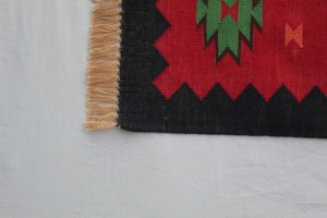 Tapis fait main en coton de style bohème pour salon et chambre à coucher vendeur indien - Product Image 2