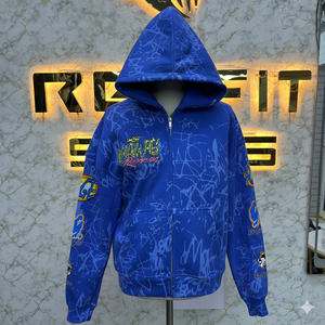 Nueva Sudadera con Capucha de Alta Calidad y Gran Demanda, con Cierre, Impresión Digital, 100% Algodón, Unisex, para Invierno, Fabricada en Fábrica, Precio Económico - Product Image 3