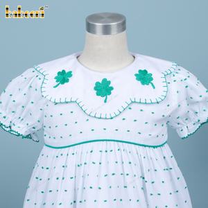 Vestido de Algodón 100% con Estampado 3D de Rayas Rosadas Claras para Niñas, Diseño de San Valentín, ODM, BB3474 - Product Image 1