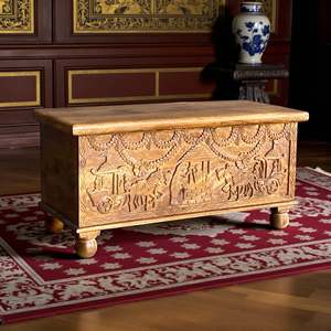 Vintage Wood Cabinet for Living Room Decor with Jewelry <b>Box</b> Functionality - Product Image 2
