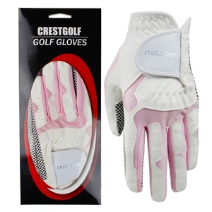 Guantes de golf antideslizantes para mujer, guantes de piel de oveja pura transpirables suaves para mano izquierda y derecha para mujer, piel de oveja de golf para mujer, MOQ bajo - Product Image 6