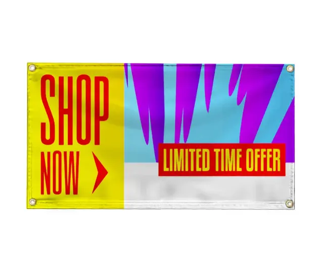 Benutzer definierte Outdoor-Digitaldruck pos Kirche polis Club Oxford billige Geschäft Baumwolle PVC leer Anzeige Banner groß 2x4