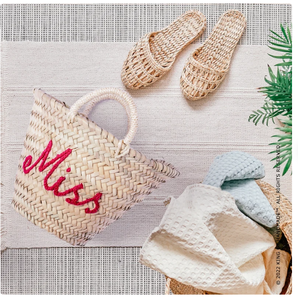 Bolsas de regalo de boda para invitados de hotel OTE AG or ridesmaids-brombrided y and & uustomized dies adies shoulder traw tray AGS - Product Image 2