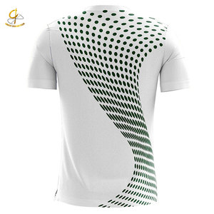 Nueva Camiseta de Fútbol Estampada, 100% Poliéster, Tejido Transpirable, con Nombre y Logotipo del Equipo Personalizados, Empaque Personalizado - Product Image 2