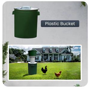 Meilleur prix du marché pour le broyeur d'aliments pour volailles EUROMILL 50P, moteur électrique 1,4 kW avec <span class=keywords><strong>seau</strong></span> en plastique d'une capacité de 50 L - Product Image 2
