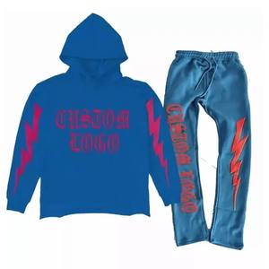 Conjunto Deportivo Unisex de Moda, Sudadera con Capucha Extra Grande y Pantalones Jogger, Estilo Urbano, Conjunto Deportivo Unisex de Manga Larga, Ropa Deportiva Atlética - Product Image 3
