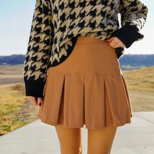 Jupes de tennis taille haute 2-en-1, jupes de golf à séchage rapide, double couche, anti-transparence, avec poches pour téléphone, vêtements de sport - Product Image 1