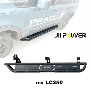 Marchepieds latéraux de voiture en acier au carbone, installation par trou OEM, sans perçage, compatibles avec Toyota Land Cruiser LC250 2024+ - Product Image 1