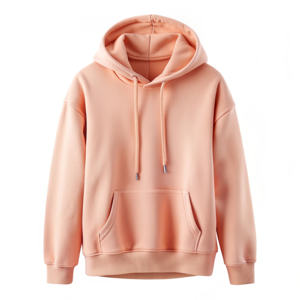 Sudaderas informales de alta calidad para mujer con decoración de botones, Jersey bordado con logotipo personalizado, Top corto con capucha en blanco para exteriores - Product Image 1