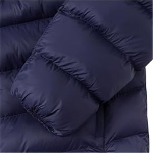 2025 nouveau gros hommes vestes bouffantes manteaux à bulles brillantes avec Logo personnalisé à capuche toile hiver saison veste d'extérieur - Product Image 6