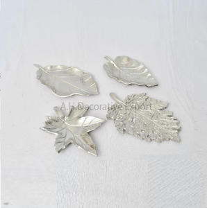 High Quality <b>Silver</b> Aluminum Serving <b>Bowl</b> Unique Design for Fruit Storage and Table Decoration Eco-Friendly & Polished - Product Image 5