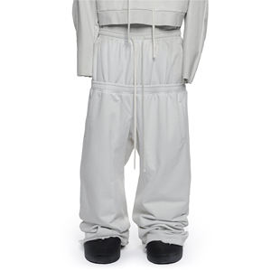 Pantalon de survêtement à double taille imprimé personnalisé et résistant de haute qualité pour jeunes hommes pantalon de sport Baggy léger tenue décontracté - Product Image 2