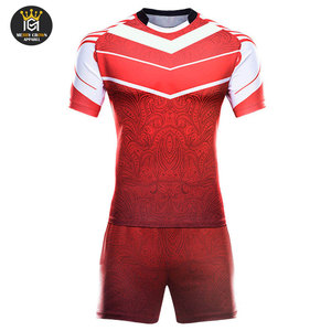 Uniforme de rugby cómodo superventas Uniforme de rugby de manga corta hecho de alta calidad Uniforme de rugby de gran oferta - Product Image 2