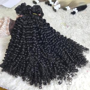 Venta al por mayor de ondas profundas, cabello de trama, cabello negro, gran stock de cabello virgen de alta calidad 100% cabello virgen, extensiones de cabello crudo vietnamita - Product Image 4