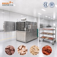 Machine de lyophilisation de viande de qualité alimentaire, conforme aux normes hygiéniques, pour les snacks à base de viande, le bœuf séché et la viande déshydratée