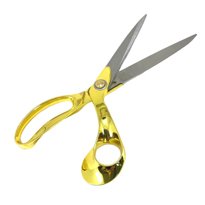 Ciseaux de coupe de tissu pour droitier personnalisés ciseaux de tailleur à poignée enduite de couleur ciseaux de couture ménagers multifonctionnels - Product Image 4