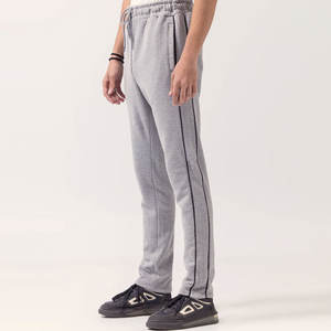 Meilleur prix grande taille hommes pantalons de survêtement taille élastique Joggers pantalons de survêtement décontracté Sport toile pantalon taille haute motif droit - Product Image 3