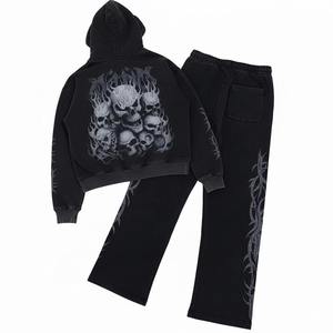 Chándal con Diseño Personalizado, Serigrafía y Pedrería, Diseño Moderno, Tejido Cálido, para Ropa Urbana, Unisex - Product Image 6