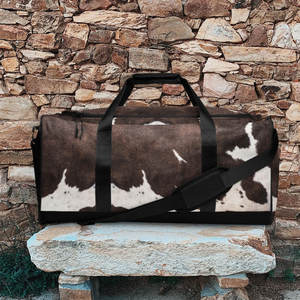 Wholesale Lightweight Eco-friendly Men's Vintage Style Cowhide Leather Duffle <b>Bag</b> Windproof Durable Weekender/<b>Sport</b> Zipper - Product Image 5