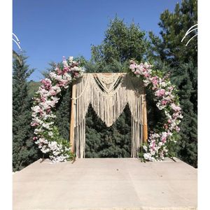 Cortina de Fondo Bohemia Grande para Bodas, Elegante Decoración Colgante de Pared para Arco de Boda - Product Image 1