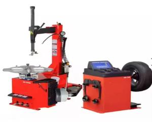 La mejor combinación de máquina desmontadora de neumáticos y equilibradora de ruedas 1.5 HP 806B 70D para llantas de 14'-28' - Product Image 1
