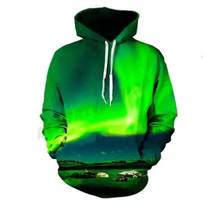 Custom Logo 3d Geprinte Hoodie Anime Oversized Pullover Polyester Heren Streetwear Sublimatie Sweatshirt Hoodies