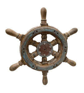 Rueda de barco de madera, duradera, calidad de larga duración, diseño moderno, rueda de barco elegante para el hogar, decoración náutica de Hotel, Uso Bajo Moq - Product Image 3