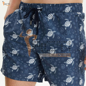 Pantalones cortos informales para hombre en blanco de secado rápido con logotipo personalizado de nuevo diseño - Product Image 6