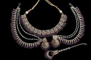 Luxury Gold Plated <b>Crystal</b> Rhinestone Flower Necklace and <b>Earring</b> Sets for Women and Girls for Weddings and Parties - Product Image 5