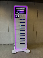 Y2 Power BEE Pro – Casier de recharge intelligent à 10 baies, à poser au sol, pour téléphones, tablettes, ordinateurs portables, bibliothèques et écoles supérieures