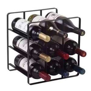 Exhibidor de Botellas de Vino Metálico Hexagonal de Estilo Moderno para Bar de Hotel, Recubrimiento en Polvo de Primera Calidad, Acabado de Alta Calidad a Precio de Mayoreo - Product Image 2