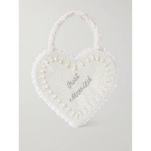 Coeur nuptial d'élégance sac entièrement perlé pour mariage - Product Image 1