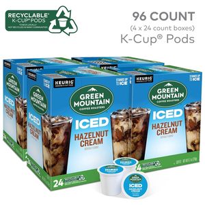 Café Verde de Green Mountain Coffee Roasters, Crema de Avellanas Helada, Cápsulas Individuales Keurig K-Cup, Café Helado con Sabor, 96 Unidades - Product Image 5
