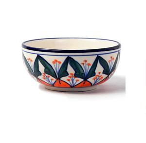 Diseño de hojas Platos de cerámica hechos a mano de 8 pulgadas Cuencos Utensilios de cocina y vajilla con acabado brillante Chapado - Product Image 1