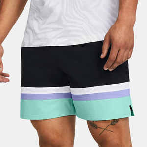 Pantalones cortos deportivos de talla grande para hombre, ropa deportiva de patrón sólido para entrenamiento al aire libre, gimnasio, entrenamiento para correr - Product Image 3