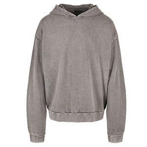Sweat à capuche pull-over pour hommes avec logo personnalisé sweat-shirt polaire surdimensionné décontracté hiver veste à capuche en coton - Product Image 3