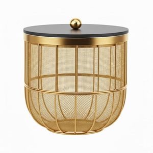 Tall Iron Fruit <b>Basket</b> With Slim Design Perfect For <b>Small</b> Kitchens Where Space Saving <b>Storage</b> Solutions Are Essential And Useful - Product Image 3