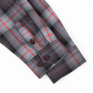 Chemises pour hommes respirantes, chemise en flanelle tendance, chemise à manches longues de haute qualité pour hommes, 100% coton, confortable, service OEM - Product Image 6