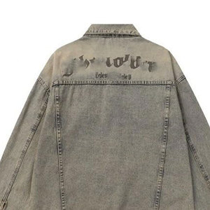 Vestes en jean à col montant pour hommes, fabrication professionnelle, prix abordable, haute qualité, écologiques, vente en gros, best-seller - Product Image 6