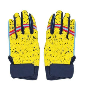 Guantes de bateo de béisbol avanzados diseñados para un agarre fuerte, palma acolchada, correa de muñeca segura, comodidad de flujo de aire y durabilidad. - Product Image 1