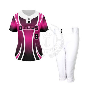 Nuevo Uniforme de Softbol para Mujer, 100% Poliéster, Transpirable, Alta Calidad, Mejor Precio - Product Image 4