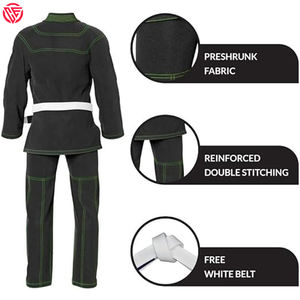 Qualité supérieure Demander des clients Prix bas Uniforme de Jiu Jitsu confortable Respirant Uniforme de Jiu Jitsu grande taille - Product Image 6