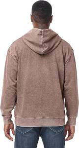Sudadera con capucha de diseño minimalista para hombre, forro polar grueso, Material suave para hombre, forro polar de algodón de gran tamaño, estilo callejero, lavado ácido - Product Image 6